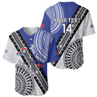 Fiji an Samoa Rugby Custom Baseball Jersey Flying Fijians Manu Samoa Together Pacific - Polynesian Pride