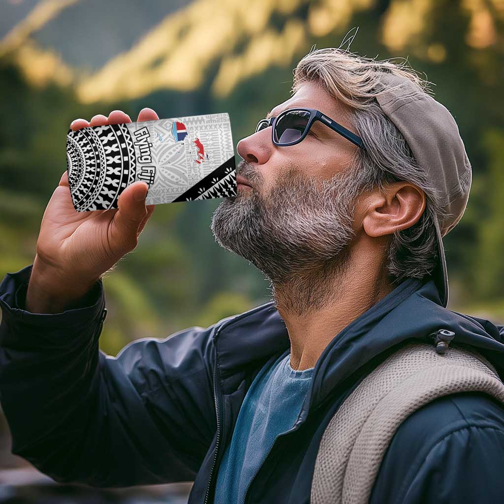 Fiji an Samoa Rugby 4 in 1 Can Cooler Tumbler Flying Fijians Manu Samoa Together Pacific - Polynesian Pride