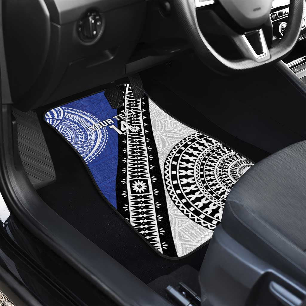 Fiji an Samoa Rugby Custom Car Mats Flying Fijians Manu Samoa Together Pacific - Polynesian Pride