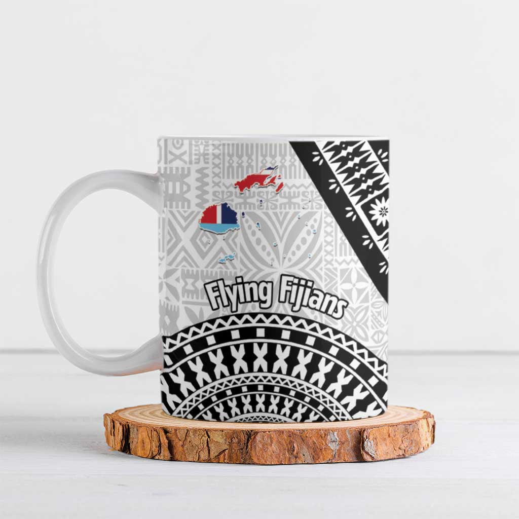 Fiji an Samoa Rugby Ceramic Mug Flying Fijians Manu Samoa Together Pacific - Polynesian Pride