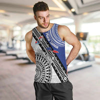 Fiji an Samoa Rugby Custom Men Tank Top Flying Fijians Manu Samoa Together Pacific - Polynesian Pride