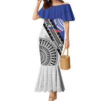 Fiji an Samoa Rugby Custom Mermaid Dress Flying Fijians Manu Samoa Together Pacific - Polynesian Pride