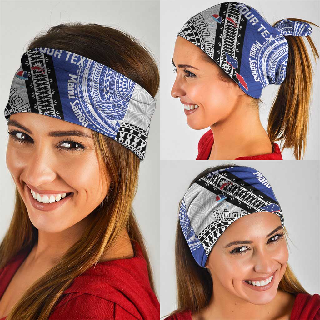 Fiji an Samoa Rugby Custom Neck Gaiter Flying Fijians Manu Samoa Together Pacific - Polynesian Pride
