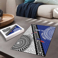 Fiji an Samoa Rugby Custom Puzzle Flying Fijians Manu Samoa Together Pacific LT14 - Polynesian Pride