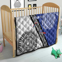 Fiji an Samoa Rugby Custom Quilt Flying Fijians Manu Samoa Together Pacific - Polynesian Pride