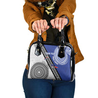 Fiji an Samoa Rugby Custom Shoulder Handbag Flying Fijians Manu Samoa Together Pacific - Polynesian Pride