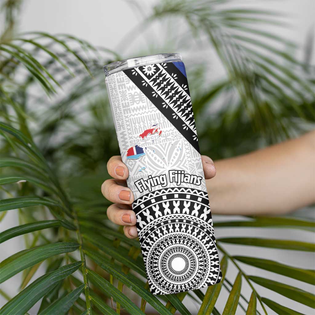 Fiji an Samoa Rugby Skinny Tumbler Flying Fijians Manu Samoa Together Pacific - Polynesian Pride