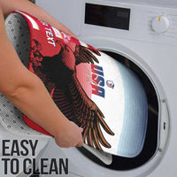 USA and Japan Rugby Custom Bathroom Set Eagles Brave Blossoms Together Pacific - Polynesian Pride