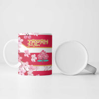 USA and Japan Rugby Ceramic Mug Eagles Brave Blossoms Together Pacific LT14 - Polynesian Pride
