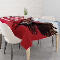 USA and Japan Rugby Custom Tablecloth Eagles Brave Blossoms Together Pacific LT14 - Polynesian Pride