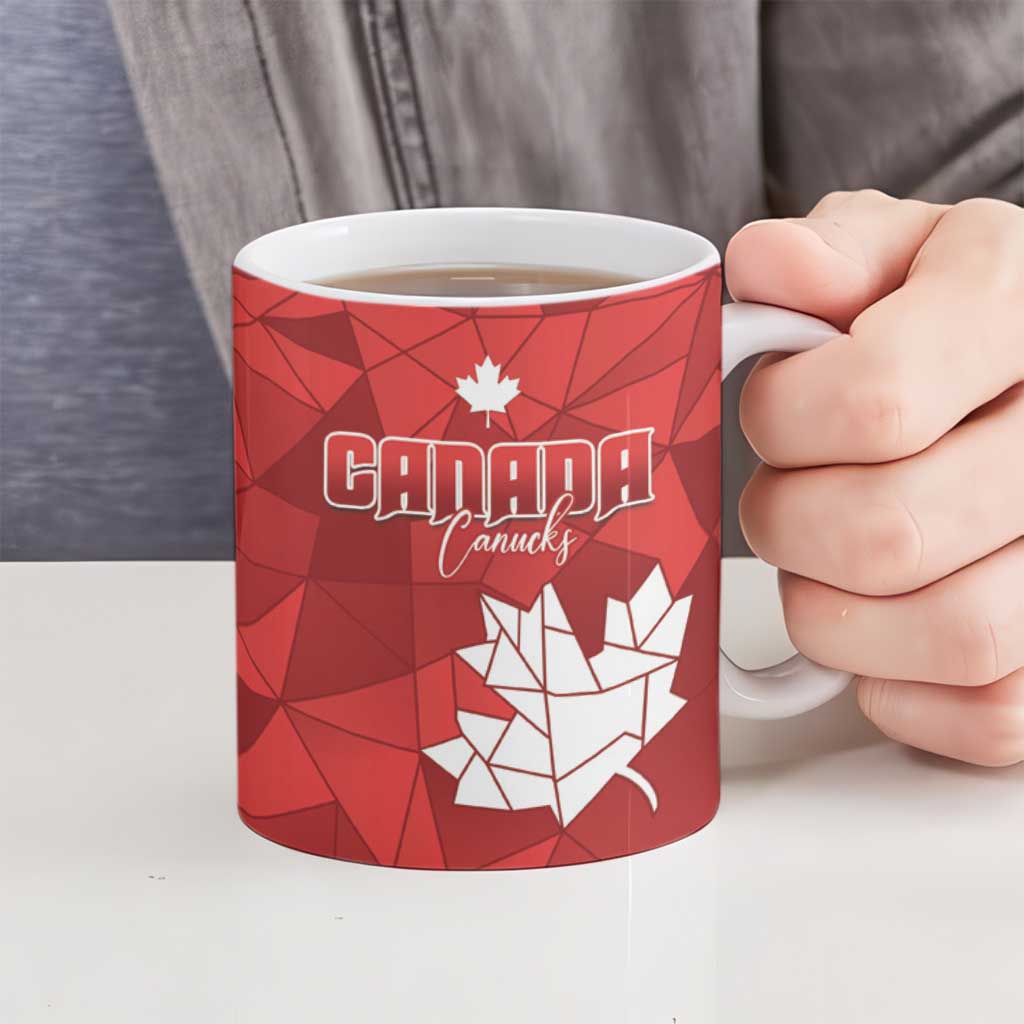 Canada and Japan Rugby Ceramic Mug Canucks Brave Blossoms Together Pacific LT14 - Polynesian Pride