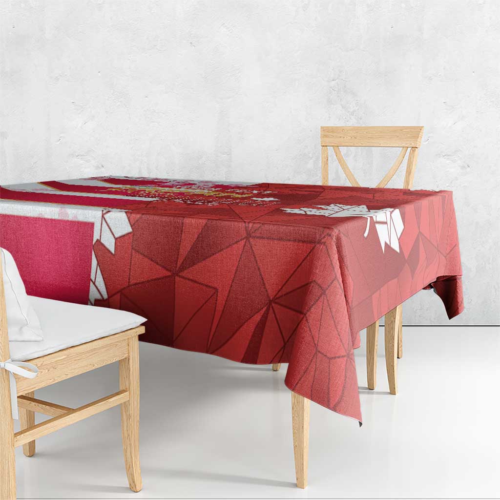 Canada and Japan Rugby Custom Tablecloth Canucks Brave Blossoms Together Pacific LT14 - Polynesian Pride