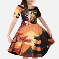 Hawaiian and Japanese Family Matching Tank Maxi Dress and Hawaiian Shirt Koi Fish With Kanaka Polynesian Tattoo - Polynesian Pride