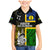 Personalised South Sea Islanders Family Matching Mermaid Dress and Hawaiian Shirt Kanakas With New Caledonia Coat Of Arms LT14 Son's Shirt Black - Polynesian Pride