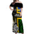 Personalised South Sea Islanders Off Shoulder Maxi Dress Kanakas With New Caledonia Coat Of Arms LT14 Women Black - Polynesian Pride