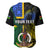 Personalised South Sea Islanders Baseball Jersey Kanakas With Vanuatu Coat Of Arms LT14 - Polynesian Pride