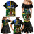 Personalised South Sea Islanders Family Matching Mermaid Dress and Hawaiian Shirt Kanakas With Vanuatu Coat Of Arms LT14 - Polynesian Pride