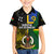 Personalised South Sea Islanders Family Matching Short Sleeve Bodycon Dress and Hawaiian Shirt Kanakas With Vanuatu Coat Of Arms LT14 Son's Shirt Black - Polynesian Pride