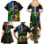 Personalised South Sea Islanders Family Matching Summer Maxi Dress and Hawaiian Shirt Kanakas With Vanuatu Coat Of Arms LT14 - Polynesian Pride