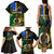 Personalised South Sea Islanders Family Matching Tank Maxi Dress and Hawaiian Shirt Kanakas With Vanuatu Coat Of Arms LT14 - Polynesian Pride