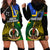 Personalised South Sea Islanders Hoodie Dress Kanakas With Vanuatu Coat Of Arms LT14 - Polynesian Pride