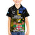 Personalised South Sea Islanders Family Matching Puletasi Dress and Hawaiian Shirt Kanakas With Fiji Coat Of Arms LT14 Son's Shirt Black - Polynesian Pride