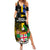 Personalised South Sea Islanders Summer Maxi Dress Kanakas With Fiji Coat Of Arms LT14 Women Black - Polynesian Pride