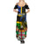 Personalised South Sea Islanders Summer Maxi Dress Kanakas With Fiji Coat Of Arms LT14 - Polynesian Pride