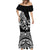 Personalised Polynesia Mermaid Dress Fish Hook Tattoo Go Fishing Polynesian Pattern Black LT14 - Polynesian Pride