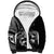 Personalised Polynesia Sherpa Hoodie Fish Hook Tattoo Go Fishing Polynesian Pattern Black LT14 Unisex Black - Polynesian Pride