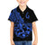 Polynesia Family Matching Puletasi Dress and Hawaiian Shirt Fish Hook Tattoo Go Fishing Polynesian Pattern Blue LT14 Son's Shirt Blue - Polynesian Pride