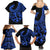 polynesia-family-matching-summer-maxi-dress-and-hawaiian-shirt-fish-hook-tattoo-go-fishing-polynesian-pattern-blue