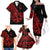 polynesia-family-matching-off-shoulder-long-sleeve-dress-and-hawaiian-shirt-fish-hook-tattoo-go-fishing-polynesian-pattern-red