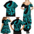 polynesia-family-matching-summer-maxi-dress-and-hawaiian-shirt-fish-hook-tattoo-go-fishing-polynesian-pattern-turquosie