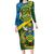 solomon-islands-family-matching-long-sleeve-bodycon-dress-and-hawaiian-shirt-tropical-leaves-with-melanesian-pattern