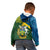 Solomon Islands Kid Hoodie Tropical Leaves With Melanesian Pattern LT14 - Polynesian Pride