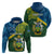 Personalised Solomon Islands Hoodie Tropical Leaves With Melanesian Pattern LT14 - Polynesian Pride