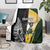 New Zealand and South Africa Rugby Custom Blanket Maori Silver Fern Springbok Together - Polynesian Pride