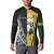 New Zealand and South Africa Rugby Custom Button Sweatshirt Maori Silver Fern Springbok Together - Polynesian Pride