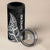 New Zealand and South Africa Rugby 4 in 1 Can Cooler Tumbler Maori Silver Fern Springbok Together - Polynesian Pride