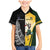 New Zealand and South Africa Rugby Custom Family Matching Mermaid Dress and Hawaiian Shirt Maori Silver Fern Springbok Together - Polynesian Pride