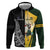 New Zealand and South Africa Rugby Custom Hoodie Maori Silver Fern Springbok Together - Polynesian Pride