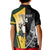 New Zealand and South Africa Rugby Custom Kid Polo Shirt Maori Silver Fern Springbok Together - Polynesian Pride