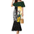 New Zealand and South Africa Rugby Custom Mermaid Dress Maori Silver Fern Springbok Together - Polynesian Pride