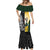 New Zealand and South Africa Rugby Custom Mermaid Dress Maori Silver Fern Springbok Together - Polynesian Pride