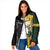 New Zealand and South Africa Rugby Custom Padded Jacket Maori Silver Fern Springbok Together - Polynesian Pride