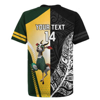 New Zealand and South Africa Rugby Custom Rugby Jersey Maori Silver Fern Springbok Together - Polynesian Pride