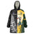 New Zealand and South Africa Rugby Custom Wearable Blanket Hoodie Maori Silver Fern Springbok Together - Polynesian Pride