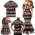 Bula Fiji Family Matching Mermaid Dress and Hawaiian Shirt Fijian Tapa Masi With Hibiscus Flowers LT14 - Polynesian Pride