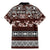 Bula Fiji Family Matching Mermaid Dress and Hawaiian Shirt Fijian Tapa Masi With Hibiscus Flowers LT14 - Polynesian Pride